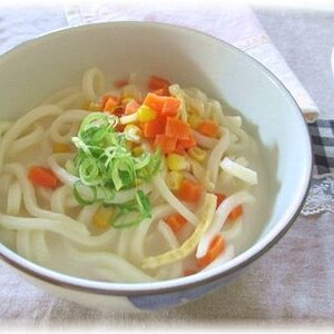 調味料はだしと塩だけ！豆乳うどん